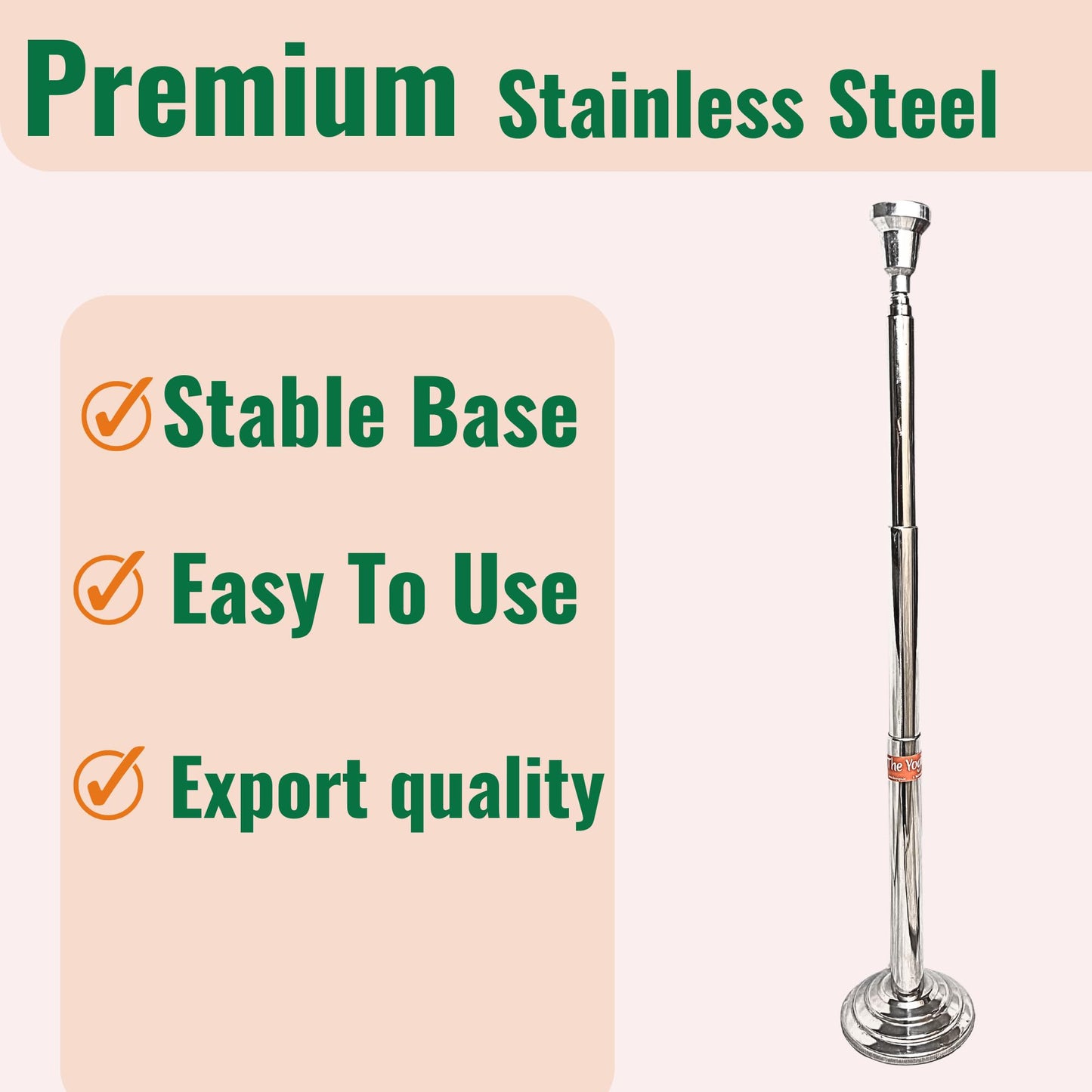 Premium Steel Tratak Candle Stand for Yogic Gazing & Meditation