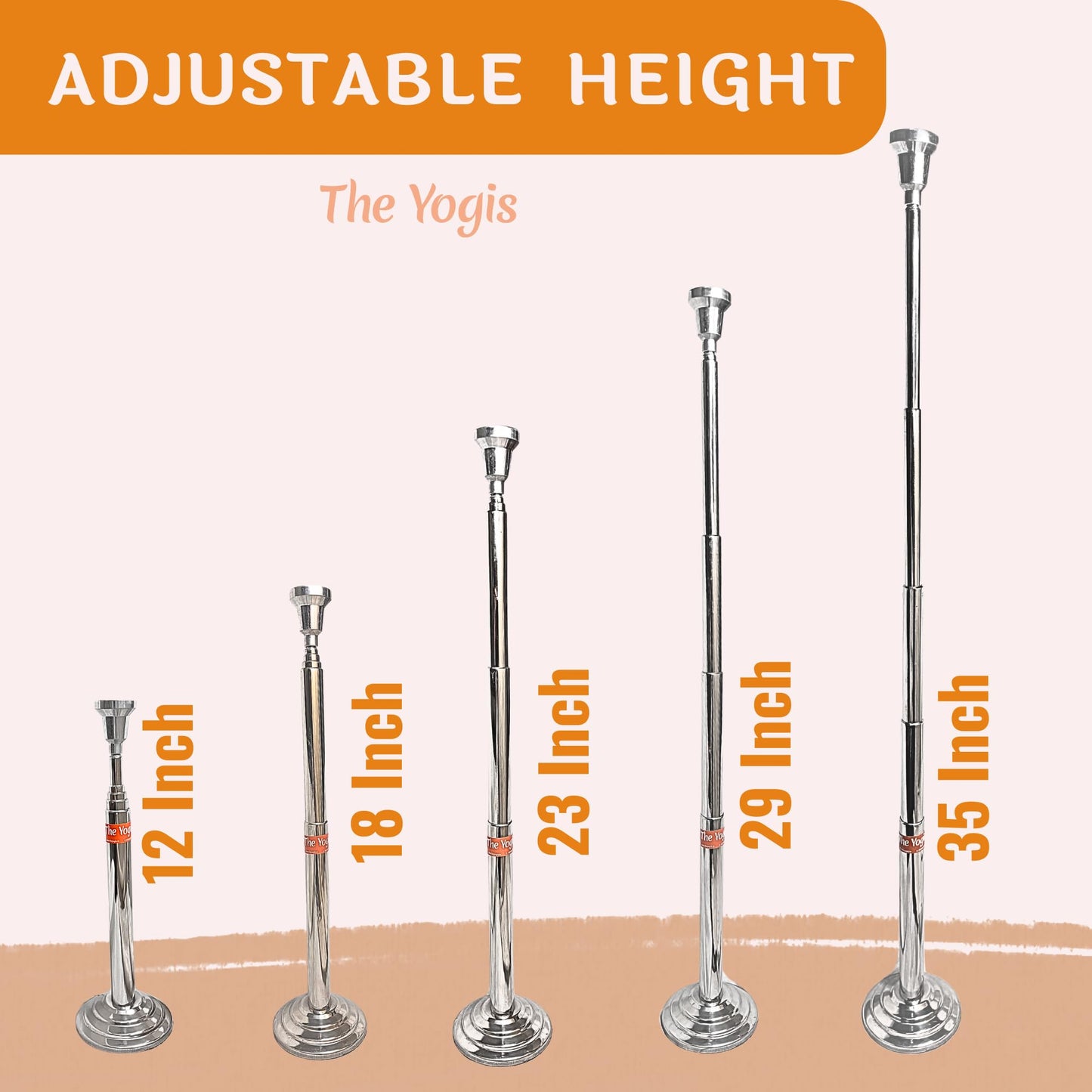 Premium Steel Tratak Candle Stand for Yogic Gazing & Meditation