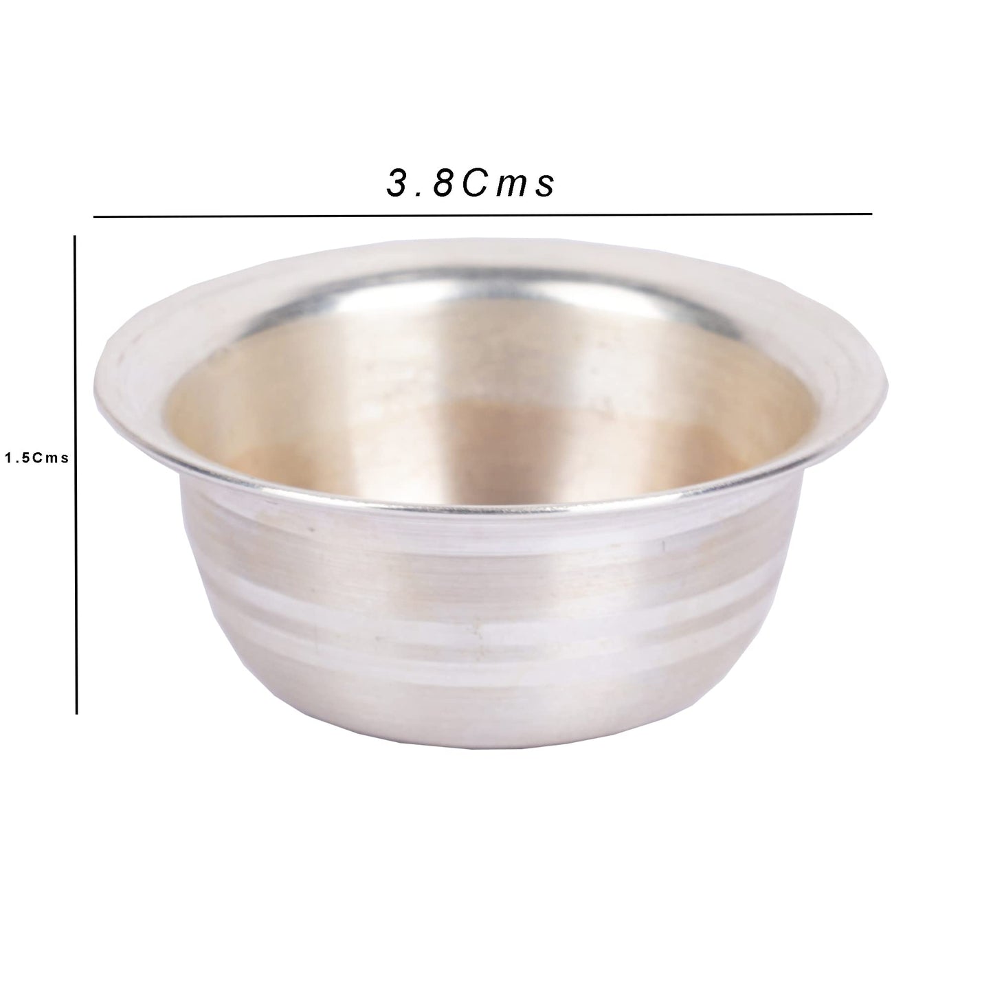 Pure Silver Hallmarked Bowl for Pooja, Feeding, or Gifting – Traditional Dhruvs Collection Piece