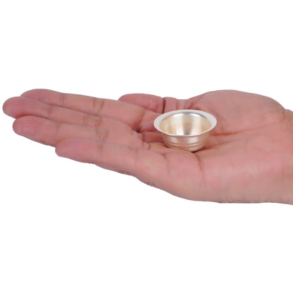 Pure Silver Hallmarked Bowl for Pooja, Feeding, or Gifting – Traditional Dhruvs Collection Piece