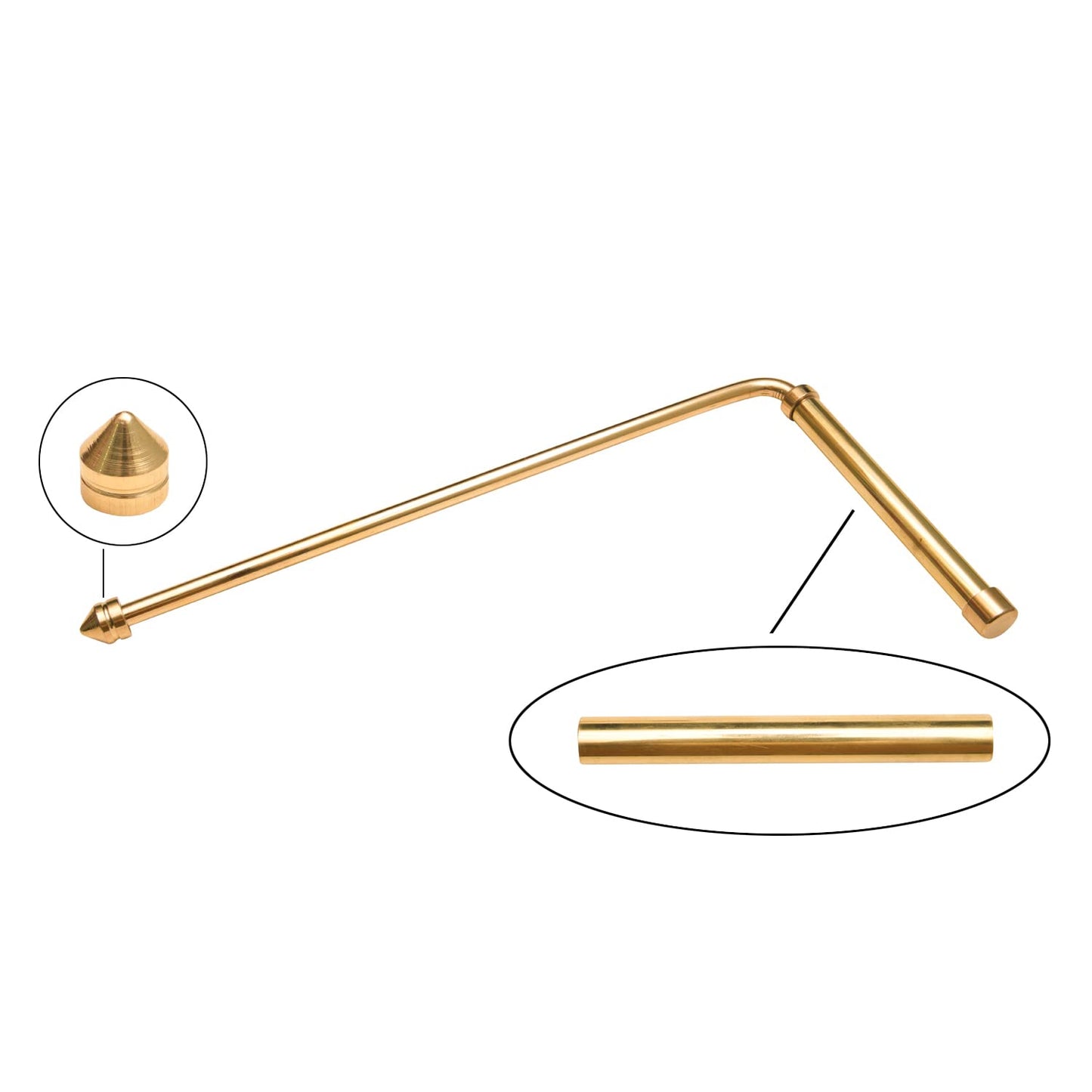 Vastu Vardan Brass Dowsing Rods Set with Board & Pendulum – Energy Checking Tool