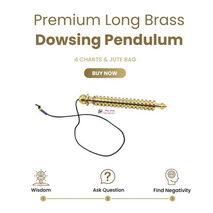 Plusvalue Premium Dowsing Pendulum – Spiritual Energy Tool for Vastu & Healing