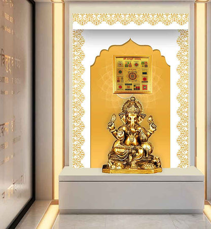 Sampoorna Shri Yantra Frame – eShopeee 19x19 cm Vastu Yantra for Health, Wealth & Prosperity