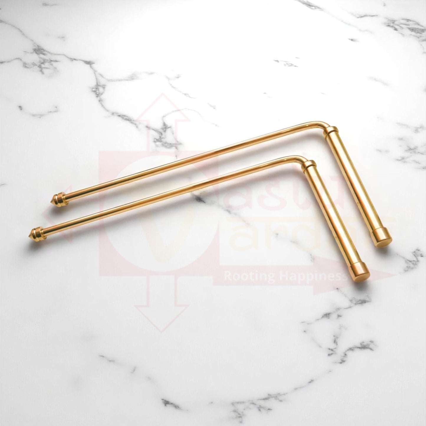 Vastu Vardan Brass Dowsing Rods Set with Board & Pendulum – Energy Checking Tool
