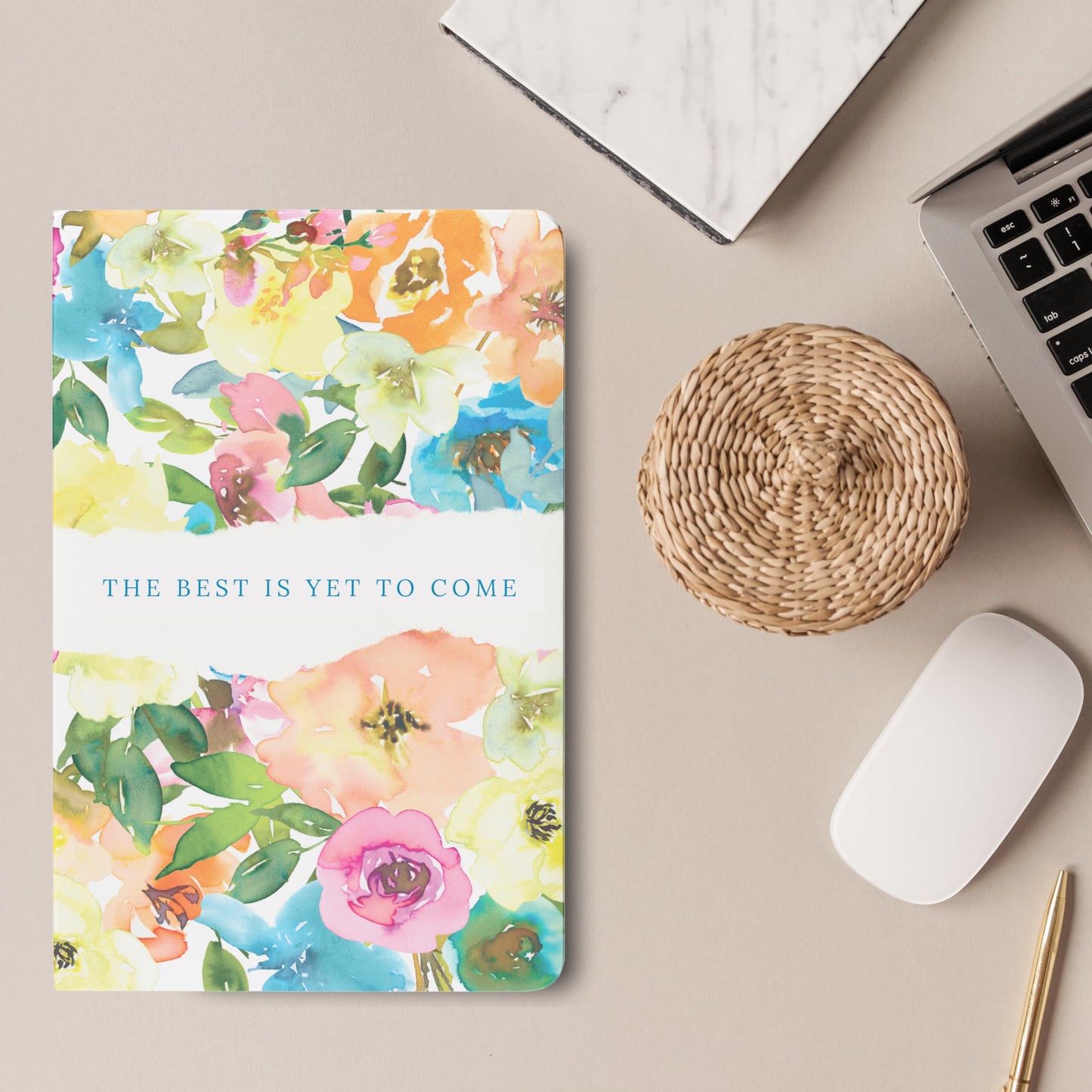 LAURET BLANC Manifestation Journal – Ruled Paperback for Daily Intentions
